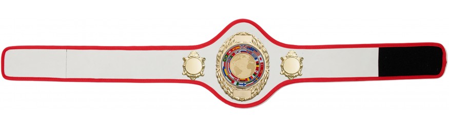 CHAMPIONSHIP BELT PRO286/G/WLDFLAGG - AVAILABLE IN 10+ COLOURS